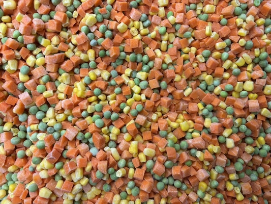 Supply BRC Certified IQF Frozen Mixed Vegetables / Frozen Vegetables Mix Good Quality
