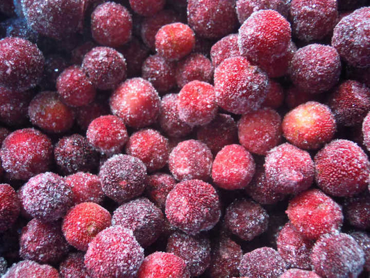 Frozen Fruits IQF Red Round Yangmei Bayberry Factory Price Bulk Frozen Waxberry