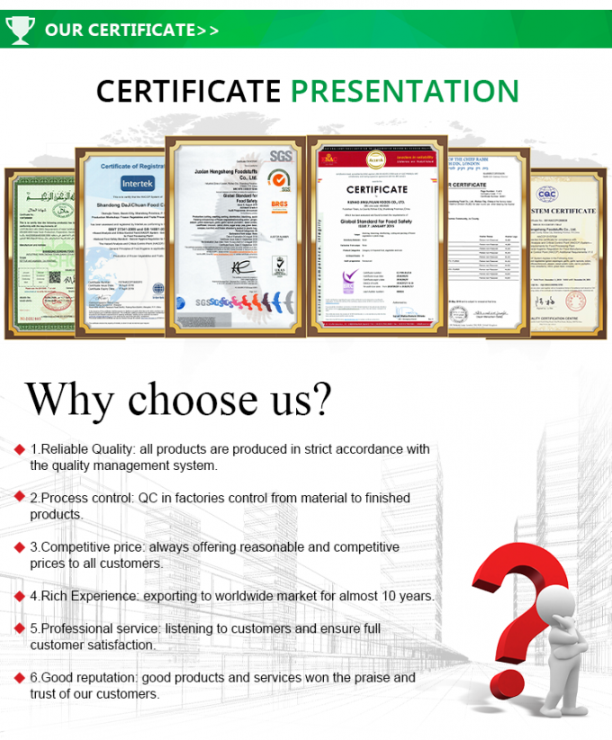 새로운 작물 냉동 연근 슬라이스 또는 좋은 가격으로 절단 3