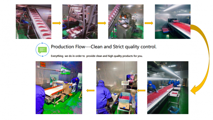 BRC,KOSHER,HALAL,IFS,BSCI IQF 냉동 린곤베리 크랜베리 100% 천연 과일 자마 대용량 포장 2 년 유통 기간 뱃 3