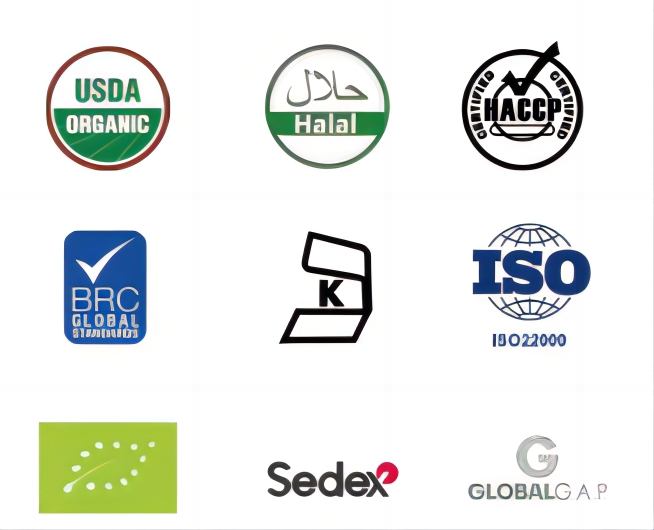 핫 프로덕츠 공장 가격 화이트 컬러 BRC HACCP 인증 냉동 야채 IQF 유기농 마늘 6