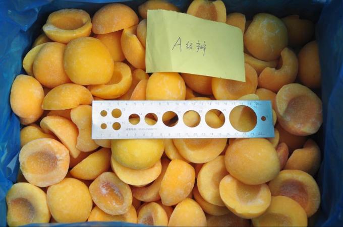 시노차름 BRC-A 4성 제품 1/2 반 컷 IQF 피치 반 도매 가격 10kg 대량 냉동 황색 피치 주스 음료 1