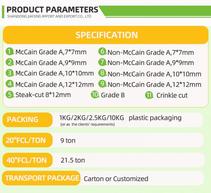 자동 냉동 감자 감자 감자 감자 유기농 IQF 감자 감자 덩어리 포장 10kg 신선한 재료 0