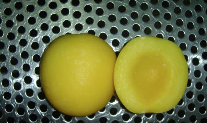 IQF 유기농 황도 반달 냉동 과일 달콤한 맛 대량 포장 보존수 펄프 통째 큐브 다이스 반달형 가능 3