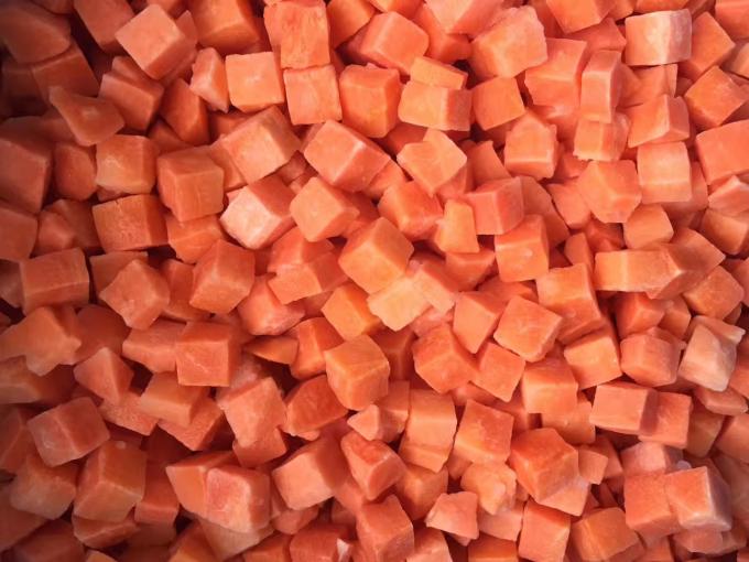 IQF 4개의 냉동 채소 녹색 당근과 달콤한 옥수수 0