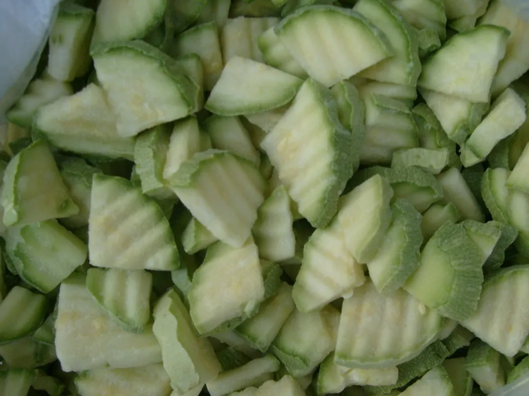 식품 사업에 필요한 냉동 채소 음식 서비스 필요를 위해 완벽한 zucchini 0