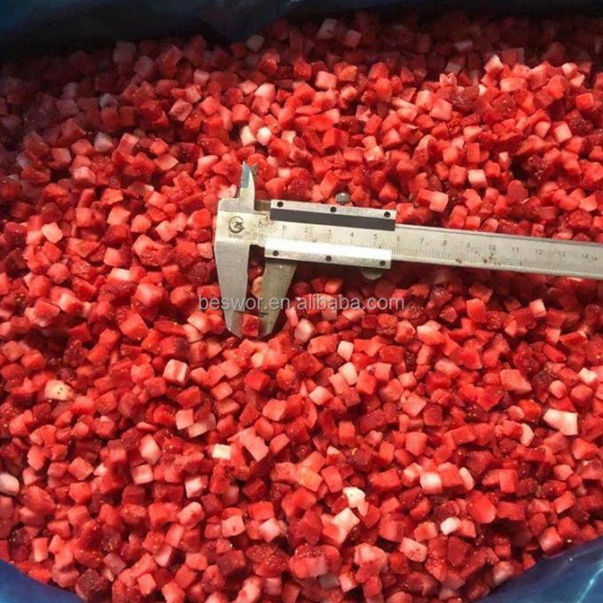 신선한 작물 좋은 품질 IQF 냉동 딸기 냉동 딸기 조각 중국산 1
