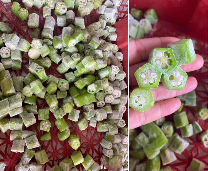 베트남산 냉동 숙녀 손가락 IQF 프리미엄 오크라 채소 통째 및 썰어서 요리용 도매 대량 공급업체 6