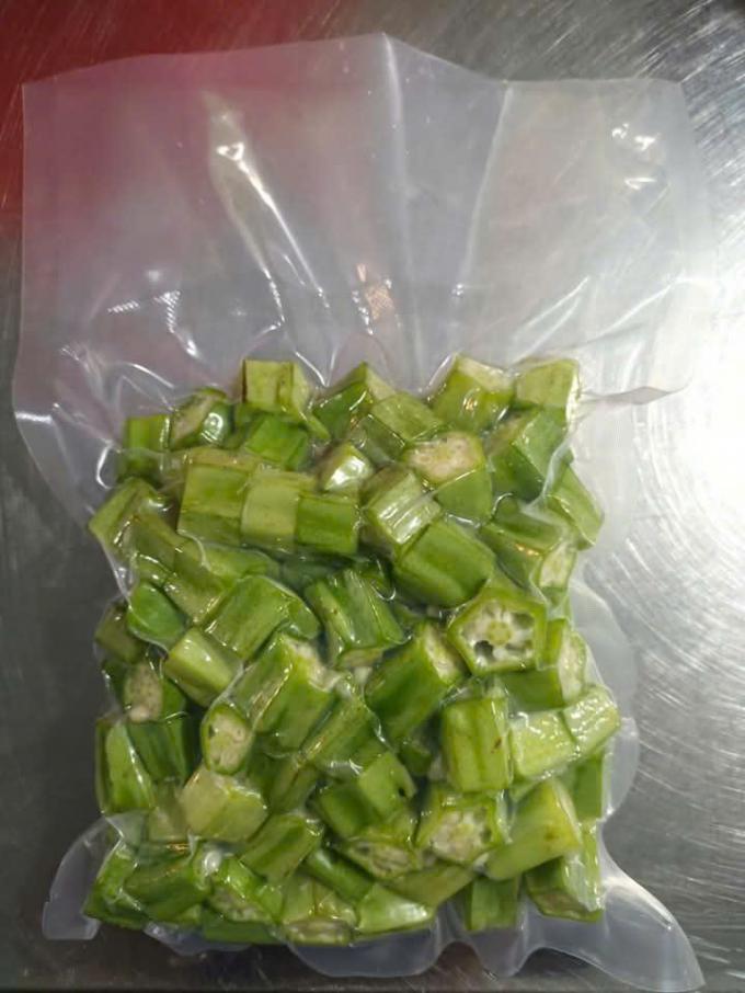 베트남산 냉동 숙녀 손가락 IQF 프리미엄 오크라 채소 통째 및 썰어서 요리용 도매 대량 공급업체 8